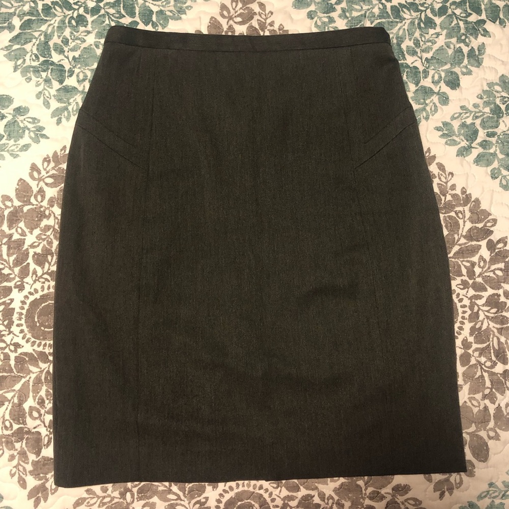 Express dark grey skirt